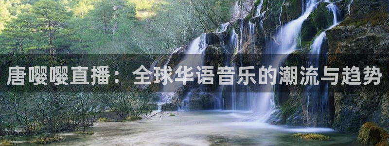 龙门nba免费直播：唐嘤嘤直播：全球华语音乐的潮流与趋势